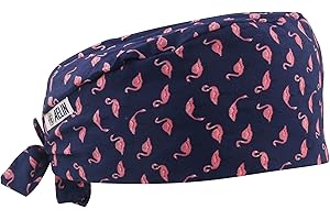 AELIN Calotta Chirurgica in Cotone – Unisex, 100% Cotone, Regolabile, Due Taglie per Capelli Corti o Lunghi – Cuffia Medica con Fascia Assorbente