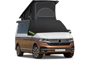 ‎OPALTOOL Auto Windschutzscheiben Abdeckung für VW T6, 600D Frontscheibe Abdeckung Frontscheibe Wrap Cover Wasserdicht Wetterfest Anti Frost Frontscheibenabdeckung Scheibenabdeckung