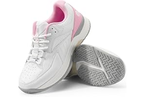 FitVille Extra Weit Tennisschuhe Herren Breit Hallenturnschuh Atmungsaktiv Training Schuhe für Tennis Badminton Walking Fitnessstudio