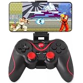 Coverzone Bluetooth Joystick Telefon Tutuculu Oyun Kolu Kablosuz Şarjlı ios ve Android Uyumlu ve PC ile Uyumlu Oyun Kontrol&uuml; 