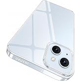 URUCHI iPhone 13/14 Uyumlu Şeffaf Sert Mika Kılıf, Sararmaya Dayanıklı, Ultra İnce, Kamera &amp; Ekran Korumalı, Darbeye Dayanıkl