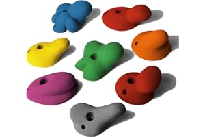 ‎ALPIDEX ALPIDEX 8 L/XL Klettergriffe im Set Henkelgriffe Tiefe bis mitteltiefe Hinterschneidungen