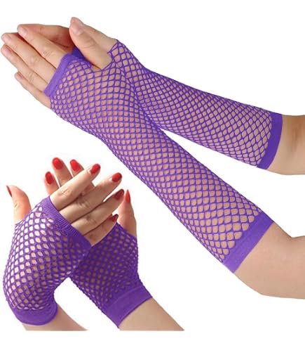 Mikovivi Guantes Largos de Rejilla Diamantes Imitación, 45cm Mangas de Rejilla Hasta el Codo Fishnet Gloves Calentadores Brazos Brillantes para Mujeres y Niñas Fiestas Noche Graduación (Camello