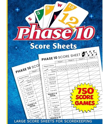 Tableau D'affichage En Bois Phase 10 : Tracker De Jeu Familial