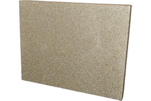 The Stove Wizard Firebrick Fire Board Heat Proof Brick Vermiculite Fireboard 240 X 303 X 25MM