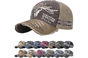 YKDLLF Casquettes de Baseball pour Homme et Femme 100% Coton Casquette de Baseball de Sport décontractée Unie Style réglable Unisexe avec Logo et Inscription