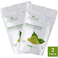 Neuherbs Green Coffee Beans powder For Weight Loss: 200 G, (Pack Of 2)