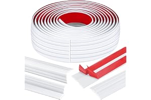Starvortex 3M PVC-vinkel, flexibel självhäftande hörnlist, självhäftande mjuk sockel, mjuk vinkel för vägggolv kantskydd, hör