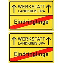 Werkstatt Schild Für Papa - Lustiges Geschenk Zu Weihnachten Oder Geburtstag 30x20cm Kunststoff