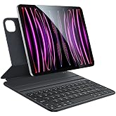 Fogy Ipad Pro 4.Nesil 11" In&ccedil; (M2 &Ccedil;ipli) ile Uyumlu Case Magic Keyboard Folio Utra Slim Klavyeli Tablet Kılıf