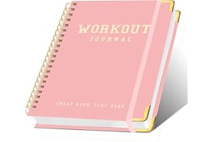 RUKAR Gym Log Book (A5) - Hardcover Workout Journal Fitness Tracker(152 Workouts) Planner for Men & Women, Workout Log Book for Tracking Gym & Home Workouts, Monitoring Progress