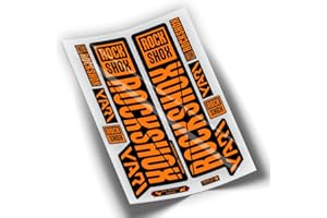 PEGATINEA Pegatinas Horquilla ROCKSHOX Yari 2018 Naranja WP61