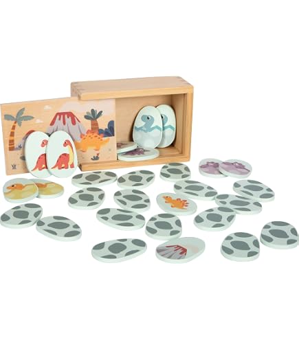 Tactic 55802 Match MEMO Board Family Easy To Play Childrens Well Ma Pairs Dinosaur Fun Memory Game For Kids Ages 3 Mult Amz B0