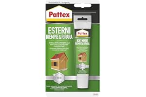 Pattex Sigillante Acrilico per Esterni, Riempie e Ripara, Sigillante Universale, per Interni e Esterni, Sigillante Impermeabile, Verniciabile e Resistente, Facile da Lisciare, Facile da Usare