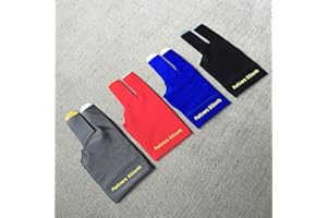 BAVOKON Snooker Handschuhe,hohe Elastizität,Billardhandschuhe Linke,drei Finger Billard Handschuh,professionell,links Billard Handschuh Für Billard Zubehör,Geeignet Für Billard Spiele/Snooker,Unisex Dehnbar
