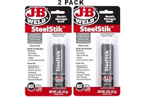 J-B Weld 8267-S SteelStik Set med 2 stålförstärkta epoxikittpinnar 56,7 g