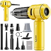 SEZNIK Vacuum Cleaner for Home Use | Car Use | 4 in 1 Cordless Vacuum Cleaner & Blower | Rechargeable 6000mAh | 3 Speed Sucti