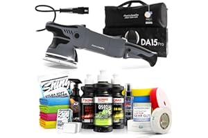 ‎SHINY FREAKS Poliermaschinen Set: chemicalworkz DA15 Pro Exzenter Poliermaschine + Sonax Politur Set + Royal Pads Premium Polierpads + Dr. Wack Versiegelung für Lack + Zubehör | 20-teilig