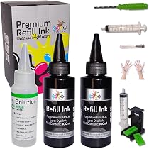 Kit De Recarga De Tinta 600ml Para Cartuchos HP 363/363XL - Compatible Con Impresoras Photosmart