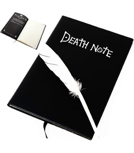Death Note - Livre Cosplay Avec Stylo - Réplique Officielle De L'Anime - Accessoire Déguisement