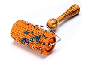 Acupuntura para masaje corporal completo - Aplicador de acupresión Lyapko Roller BIG-M (con bujes de goma) - envío desde Ucrania