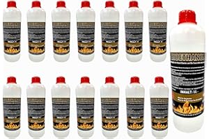 ‎ANTIVIR ON Bioethanol 15 x 1L 96.6% Premium Ethanol Kaminethanol Brennstoff Bioethanolkamin Tischkamin Wandkamin Kamin