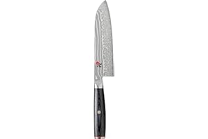 ZWILLING Miyabi 34684-181-0 Santoku 180 5000 FCD, Acero, Brun, 31 x 6 x 3 cm