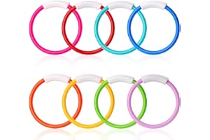 JOYIN Anillos de Buceo - Set 8 Piezas, Juguetes para Piscina y Natación Subacuáticos para Niños de Verano