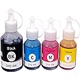 JIMIGO Ink Refill for Brother DCP-T500W, DCP-T510W Compatible T Series BT6000BK / BT5000 (4 Color - T500W / T510W)