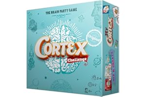 Zygomatic | Cortex Challenge | ¡Desfia a tu Cerebro con Este Divertivo Juego de Cartas! | A Partir de 8 Años | De 2 a 6 Jugadores | 15 Minutos por Partida | Multilenguaje (Incluye Español)