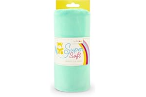 kullaloo Supersoft Plüsch Stoff Shorty in vielen Farben - 1,5mm Florlänge, EN 71-3 & EN 71-9 Zertifiziert (Mint)