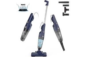 ‎HIKINS HiKiNS 20Kpa Staubsauger, 6 IN 1 Stielstaubsauger & Handstaubsauger, 700W Stielstaubsauger mit Kabel 10M, ideal für Reinigen von Tierhaaren, Hartholzböden und Teppichen