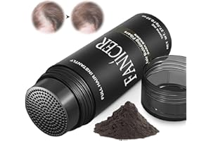 YOLONCE Streuhaar zur Haarverdichtung,Hair Fibers zur Haarverdichtung,Haarpuder Für Dünnes Haar,lassen Sie das Haar in Sekunden dicker,Dunkelbraun