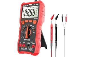 Multimetro Digitale Professionale,AoKoZo T28B Autorange Multimetro Digitale Tester,6000 Conti,TRMS