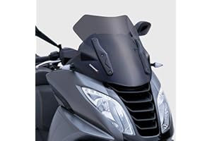 Ermax Sport Windschutzscheibe METROPOLIS 400 I 2013 2017 Farbe Schwarz Hell