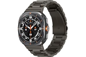 Tasikar Armband kompatibla med Samsung Galaxy Watch Ultra 47 mm 7/6/5/4 Band/Watch 6 Classic 43 mm 47 mm/Watch 5 Pro äkta ros