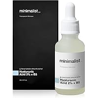 Minimalist Hyaluronic Acid 2% Serum for Intense Hydration, Glow & Fines Lines | 30 ml | Daily Hydrating Face Serum For Dry, Normal & Oily Skin
