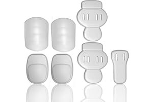 Full Force American Football Schoner 7 Piece Padset GR Junior, Weiß, One Size, FF0207370140