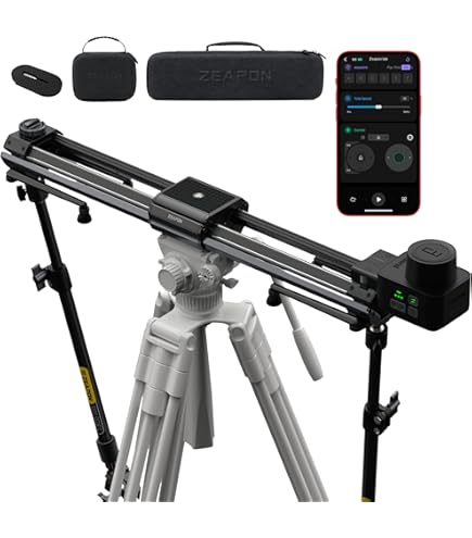 Slider Zeapon Micro 3 M700 Per Fotocamera - Carico 12kg Orizzontale, 770mm, Doppia Distanza