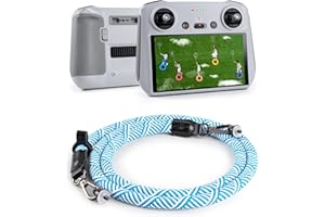 VOVMOEYA Correa DJI RC/RC 2/RC Pro/RC Plus Correa para controlador DJI Mavic 3/Air 2S/Air 3/Mini 3 Pro/Mini 4 Pro Correa de cordón para el cuello para accesorios de DJI control remoto - Azul Cielo