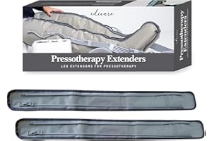 Edicare, Extensores Presoterapia, Pack de 2 Unidades, Amplia Circunferencia hasta 11cm en Cadera y 7 cm en Tobillo (Extensores)