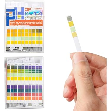 100 x pH-teststrips, thuistest voor zuur en base met pH-teststrips van