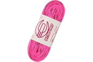 ETISPORT Paio di Lacci per Pattinaggio Professionali, per Pattini su Ghiaccio, Artistici, e in Linea. Resistenti. (Fucsia Fluo, 3 m | 118 in)