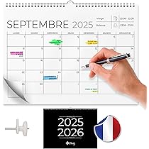 Organisez Votre Vie Avec Le Calendrier Magnétique Frigo 2025