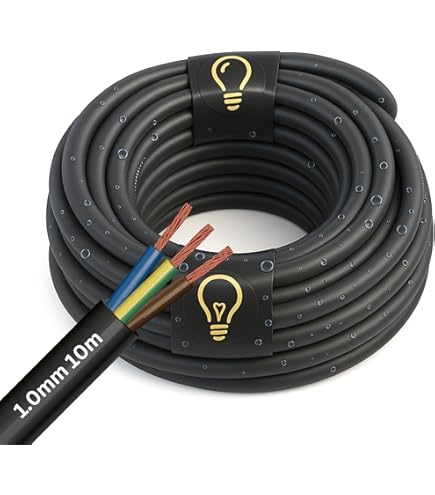 2.5mm 3 Core NYY-J Black Hi Tuff Cable - Cut Per M