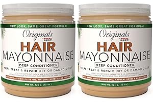 ORIGINALS BY AFRICA'S BEST Africas Best Originals Hair Mayonnaise 15 Ounce Jar (443ml) (2 Pack)