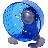 Rosewood Pico - Ruota per criceti con Supporto, Colore: Blu