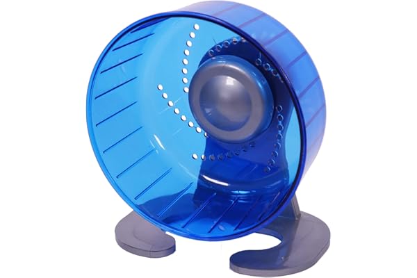 Rosewood Pico Roue d'exercice pour Hamster avec Support Bleu