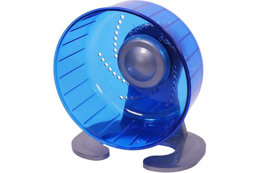 Rosewood Pico Exercise Wheel for Hamsters with Stand, Blue