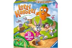 Ravensburger Lotti Karotti Gra Planszowa, Wielokolorowy, ‎od 4 Lat